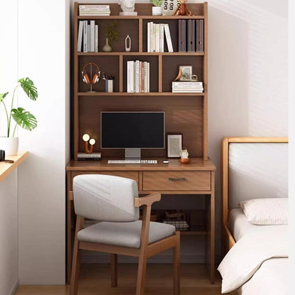 Study Desk with Bookshelf for Small Home