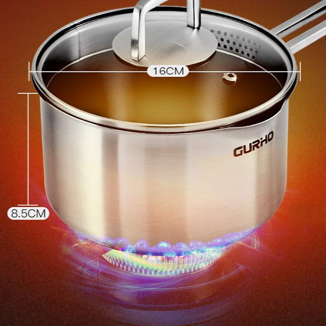 Milk Pot 304 Stainless Steel Instant Hot for Kitchen