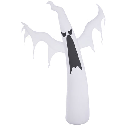 HOMCOM 6-Ft LED-Lit Halloween Ghost Inflatable for Yard