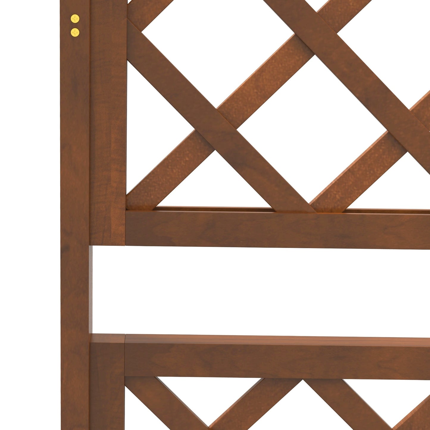 Outsunny Wooden Trellis Planter for Patio, Climbing Support