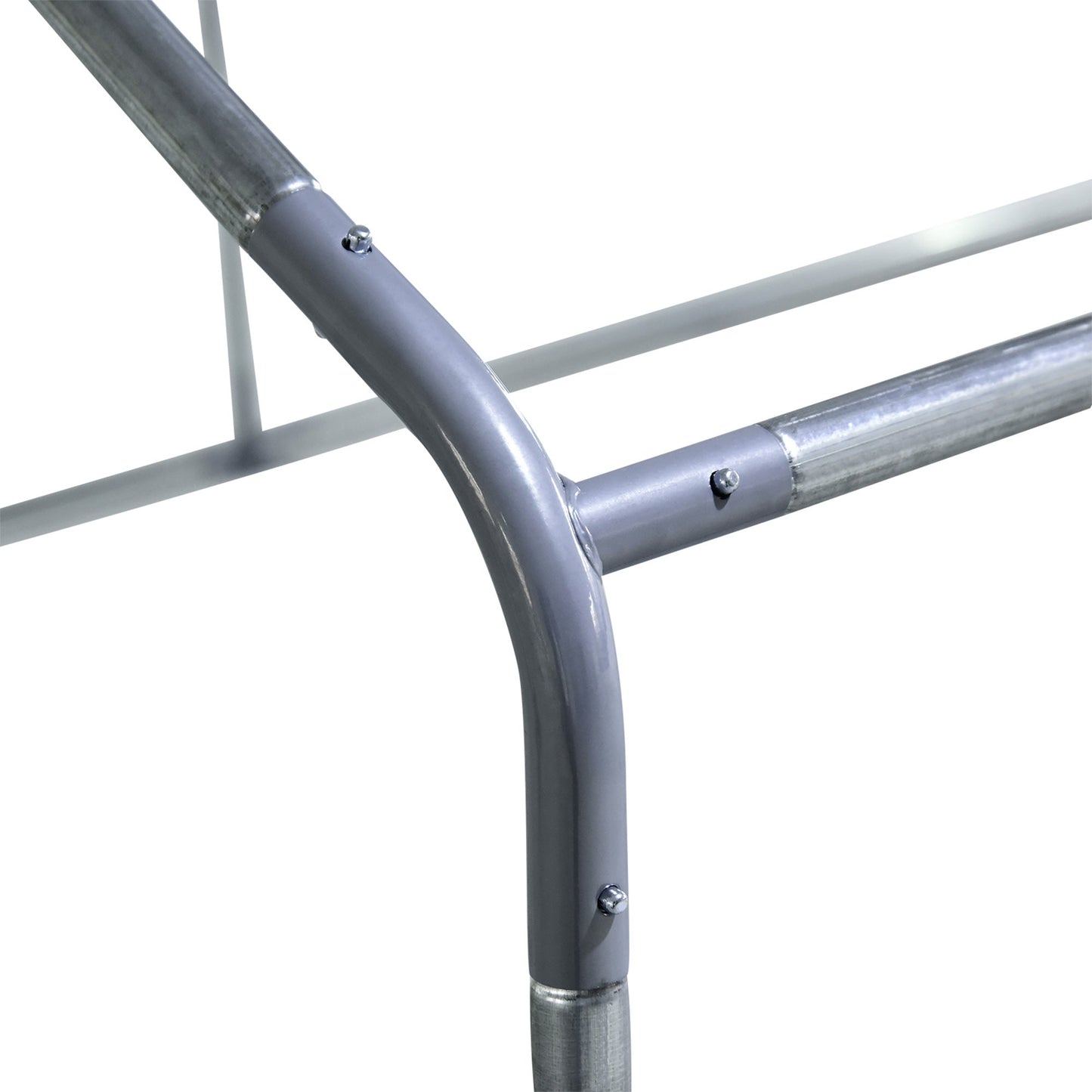 PawHut Metal Walk-In Chicken Run, Backyard All-Weather Cover